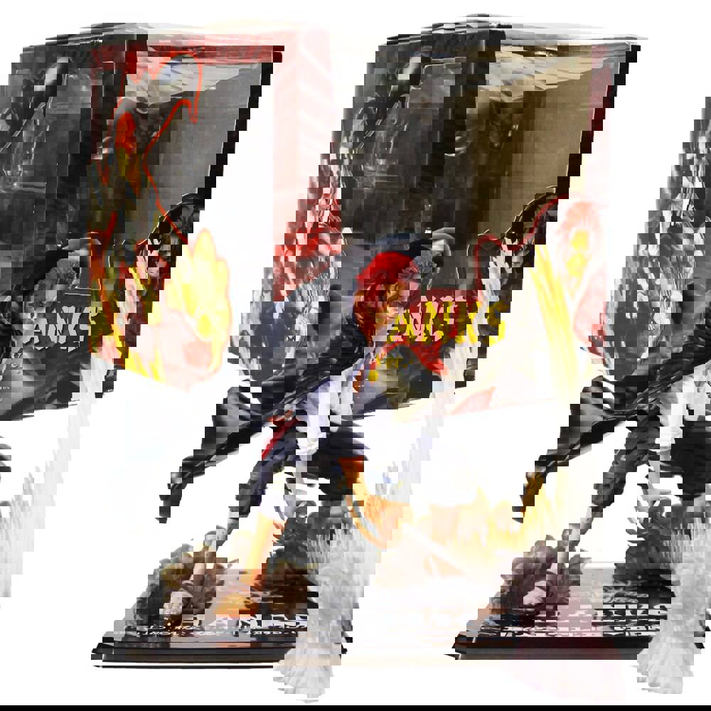 14cm Anime One Piece Shanks Action Figure Red Hair Battle Ver PVC Model Toy