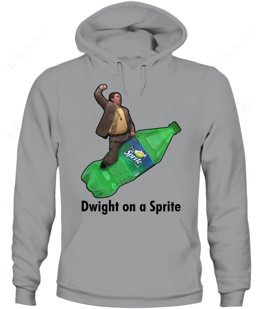 Dwight On A Sprite Custom Graphic Apparel - Unisex Cotton T-Shirt
