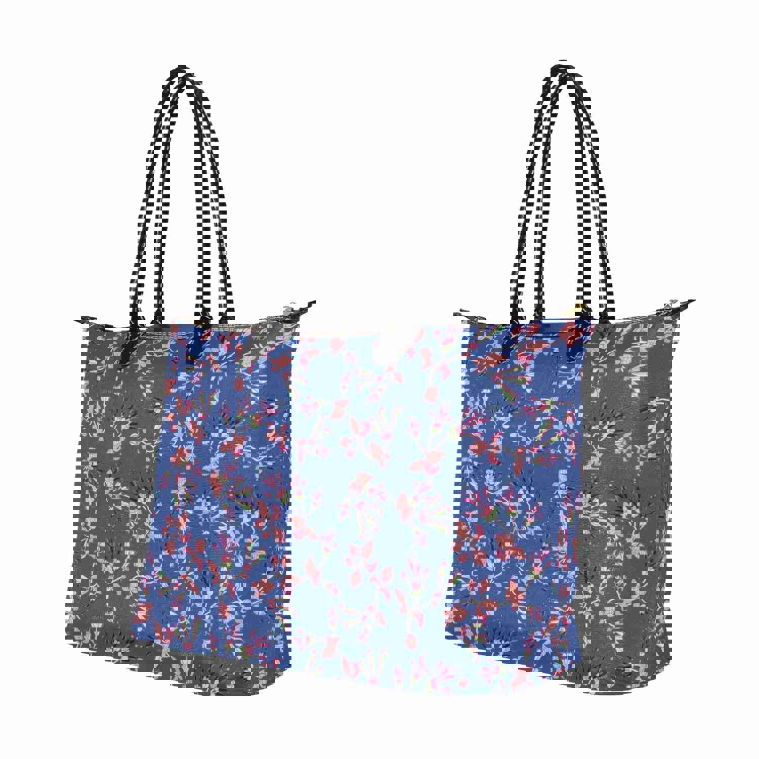 Swift Floral Peach Blue Single-Shoulder Lady Handbag