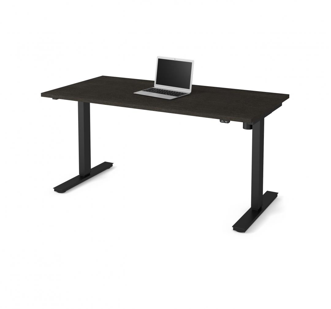 Black 60 Office Desk with Electronic Height Adjustment (28-45 inches)