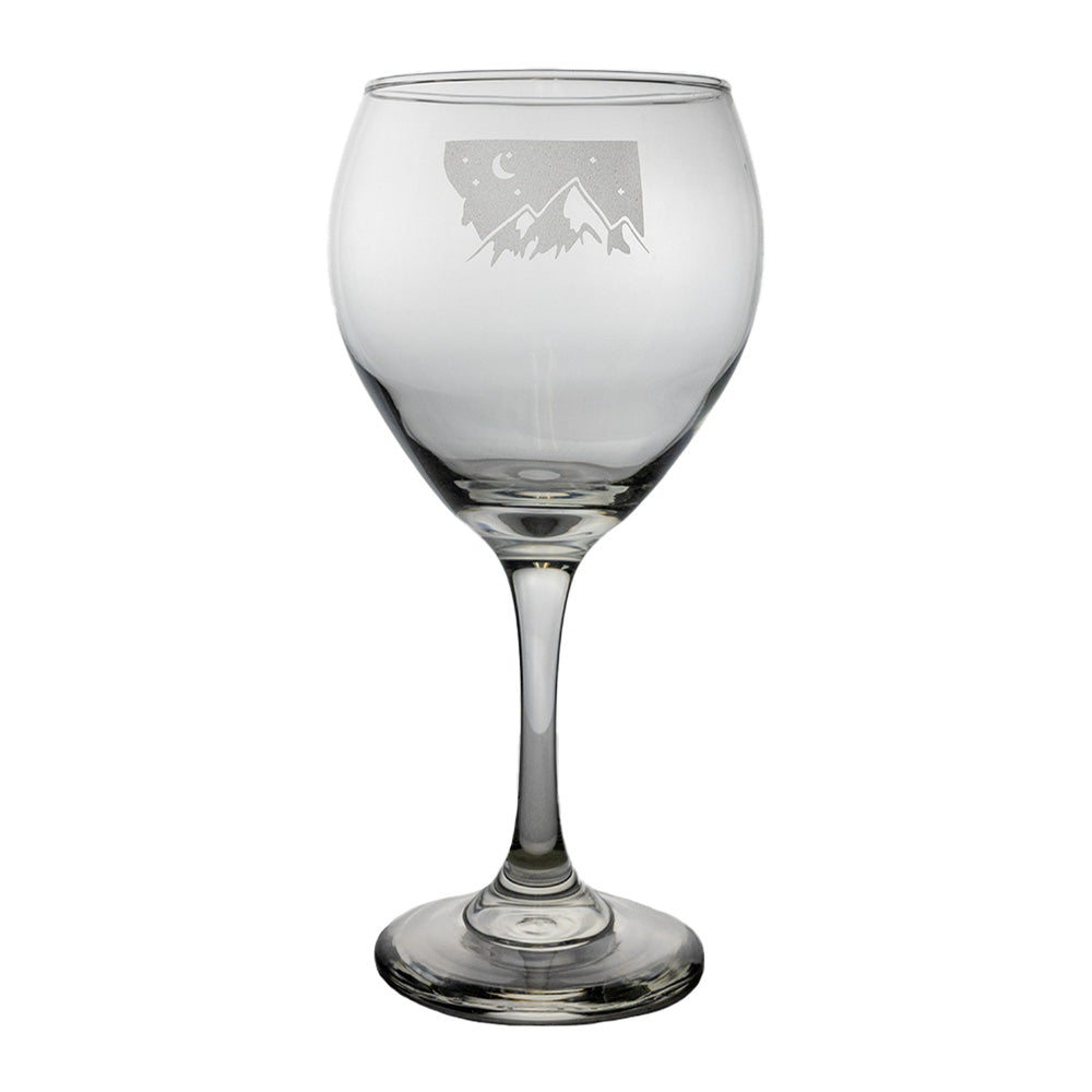 Etched Red Wine Glass by Lester Lou Designs (10 Montana-Inspired Designs)