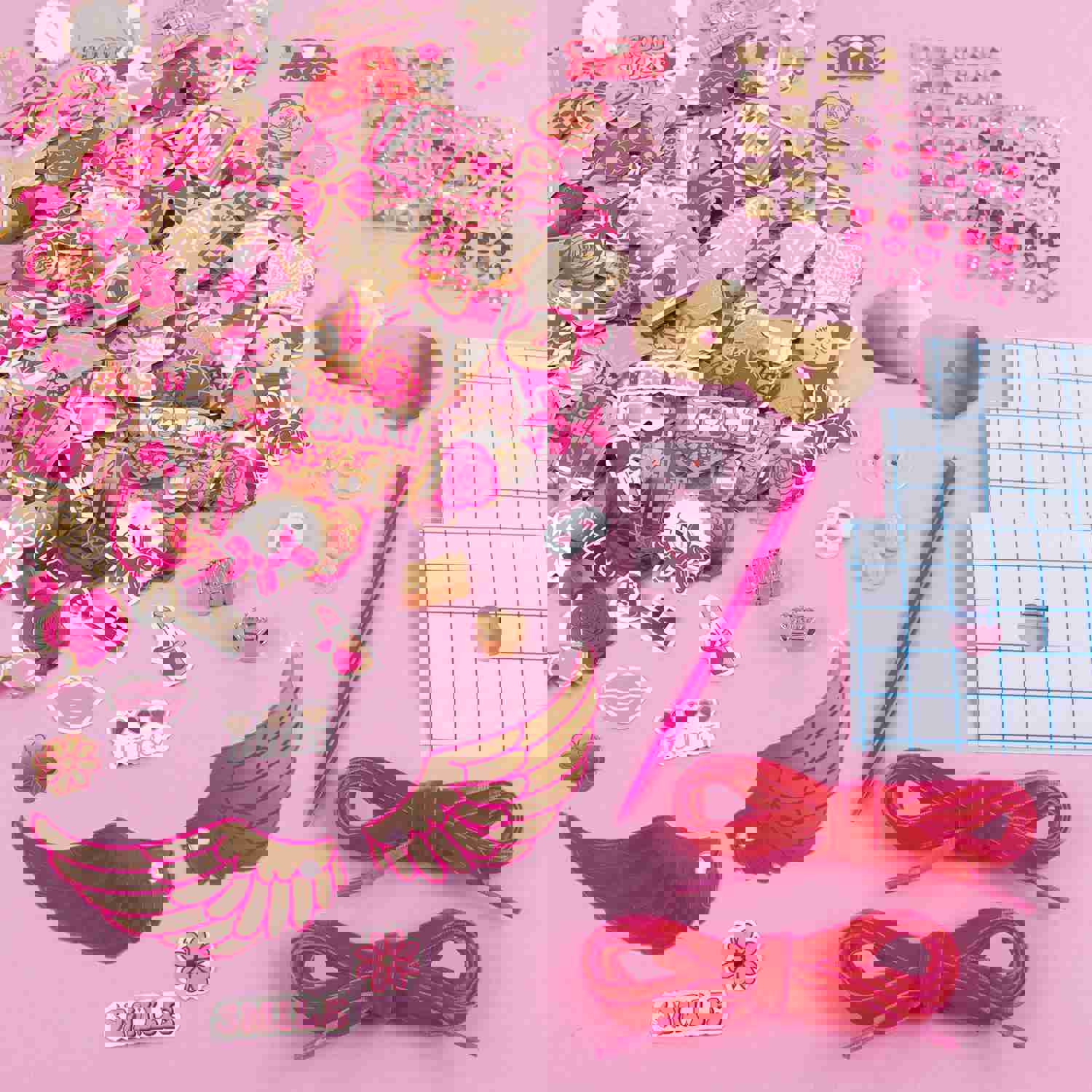 Juicy Couture™ Sticker Chic - Decorative Adhesive Stickers for Shoes