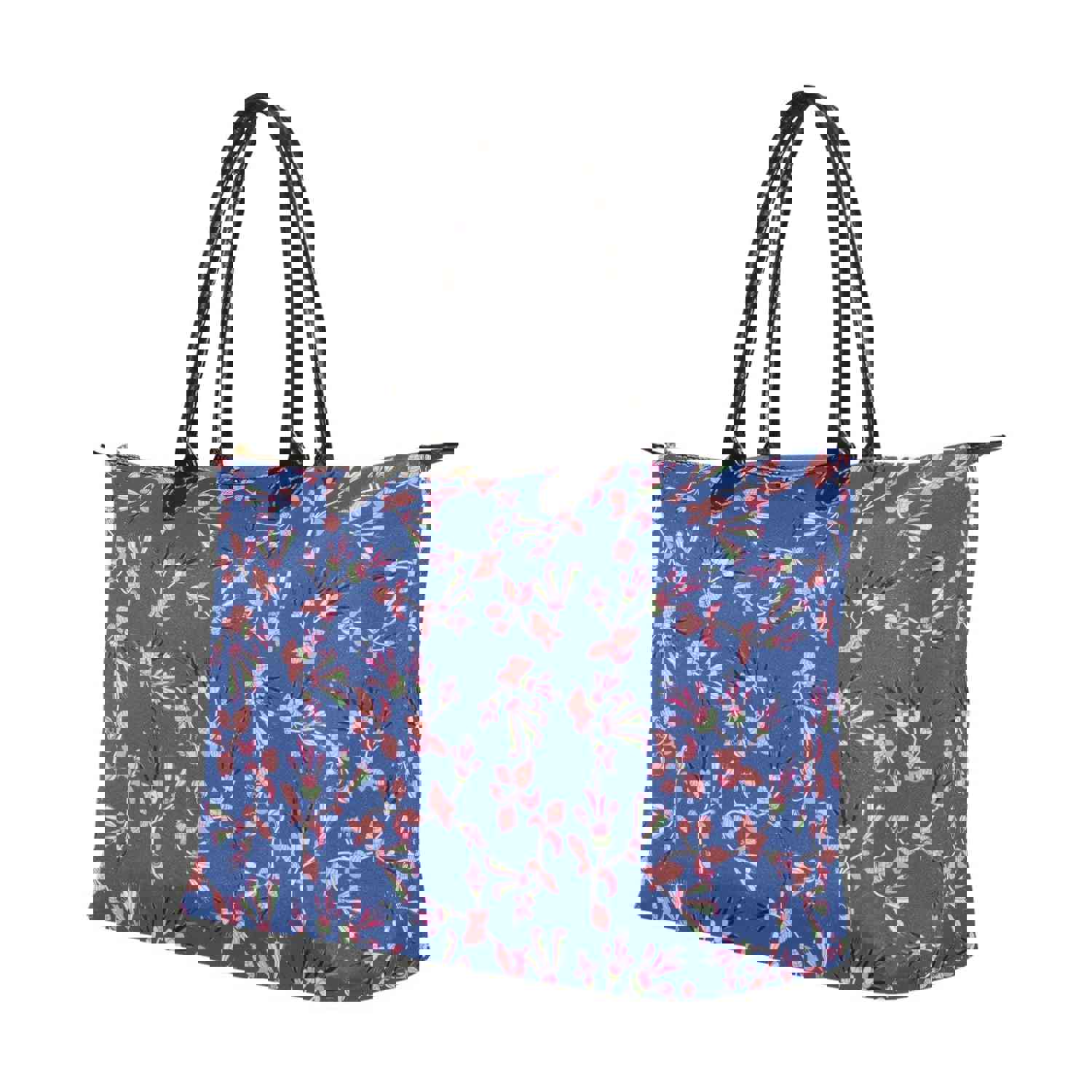 Swift Floral Peach Blue Single-Shoulder Lady Handbag