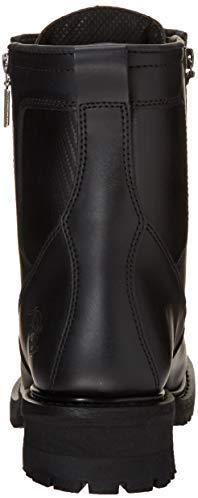 Milwaukee Motorcycle Clothing Company Trooper Leather Mens Motorcycle Boots - Black, Size 10D