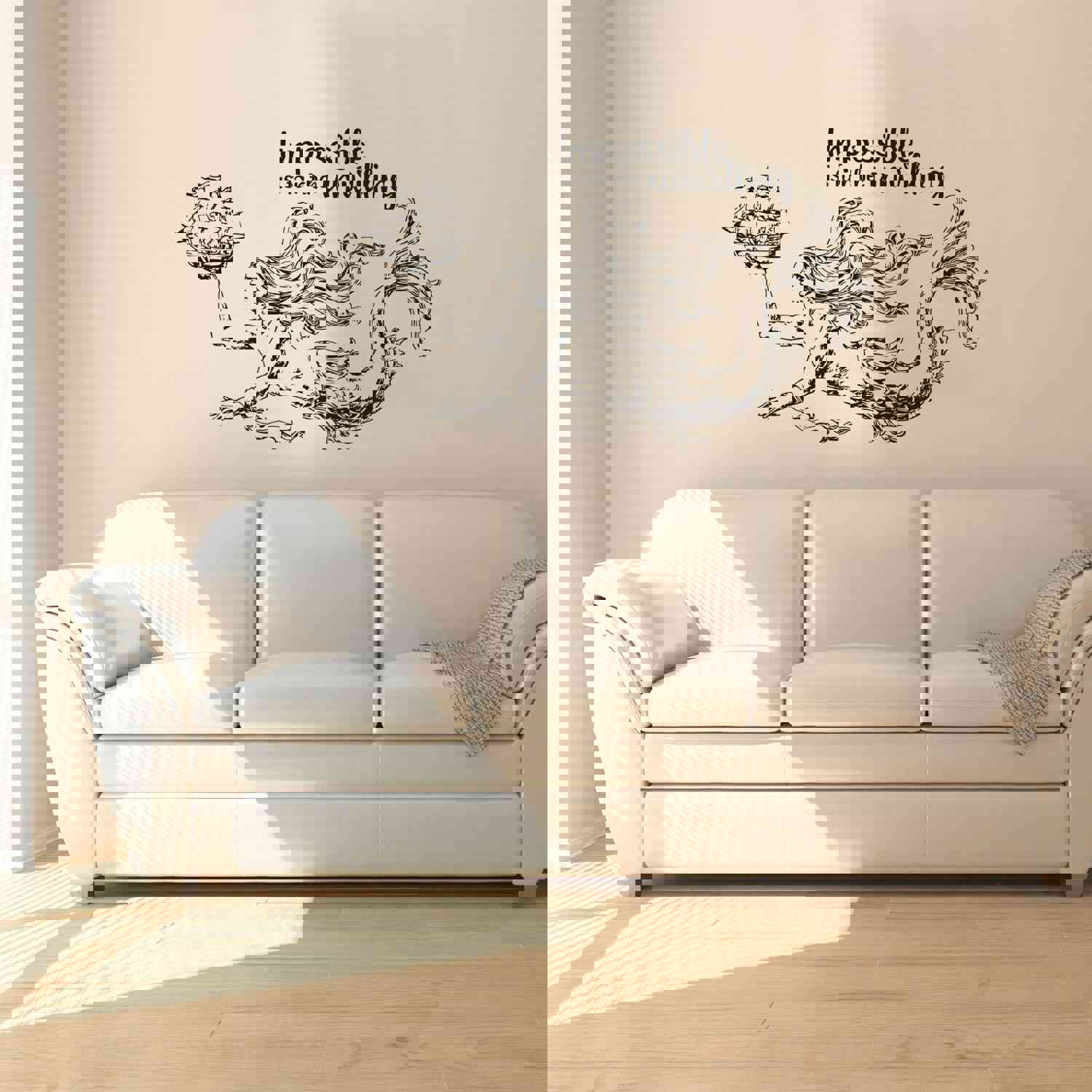 Sailing Quotes Vinyl Wall Sticker Decal - For The Unwilling Quote