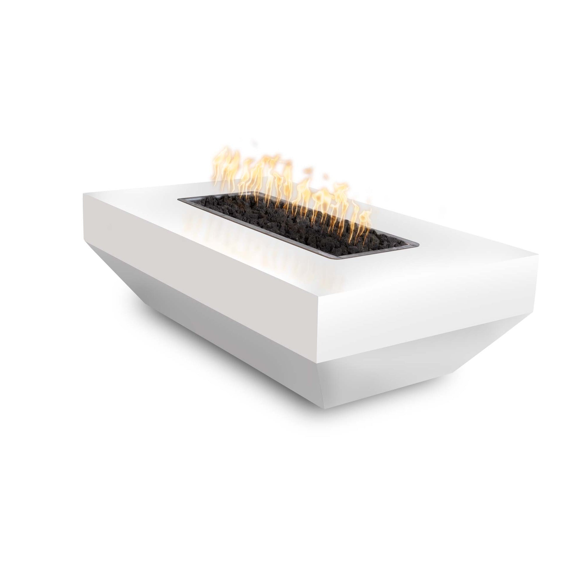 The Outdoor Plus - 108 x 28 Moderno Stainless Steel Fire Pit - NG, LP - OPT-MODSS10828