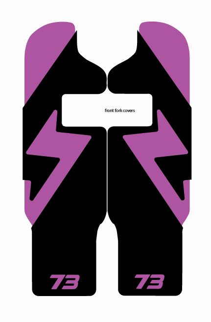 Adventure Style Decal Fork Protector for Super 73 R / RX / S2