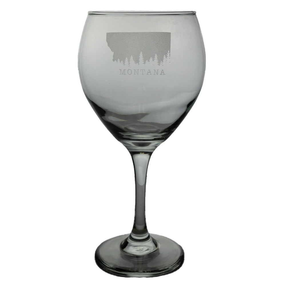 Etched Red Wine Glass by Lester Lou Designs (10 Montana-Inspired Designs)