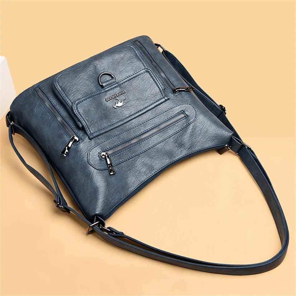 Multifunctional 3 In 1 Cool Backpack For Women - Large Capacity Leather Handbag