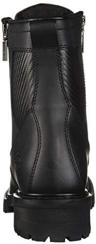 Milwaukee Motorcycle Clothing Company Trooper Leather Mens Motorcycle Boots - Black, Size 10D