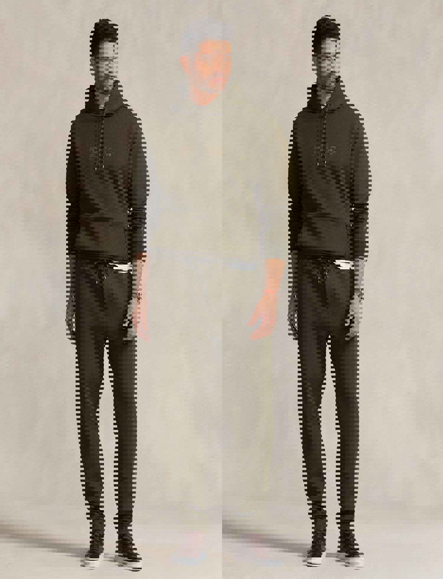 Polo Ralph Lauren Big & Tall Hoodie - Double Knit Tech - Olive