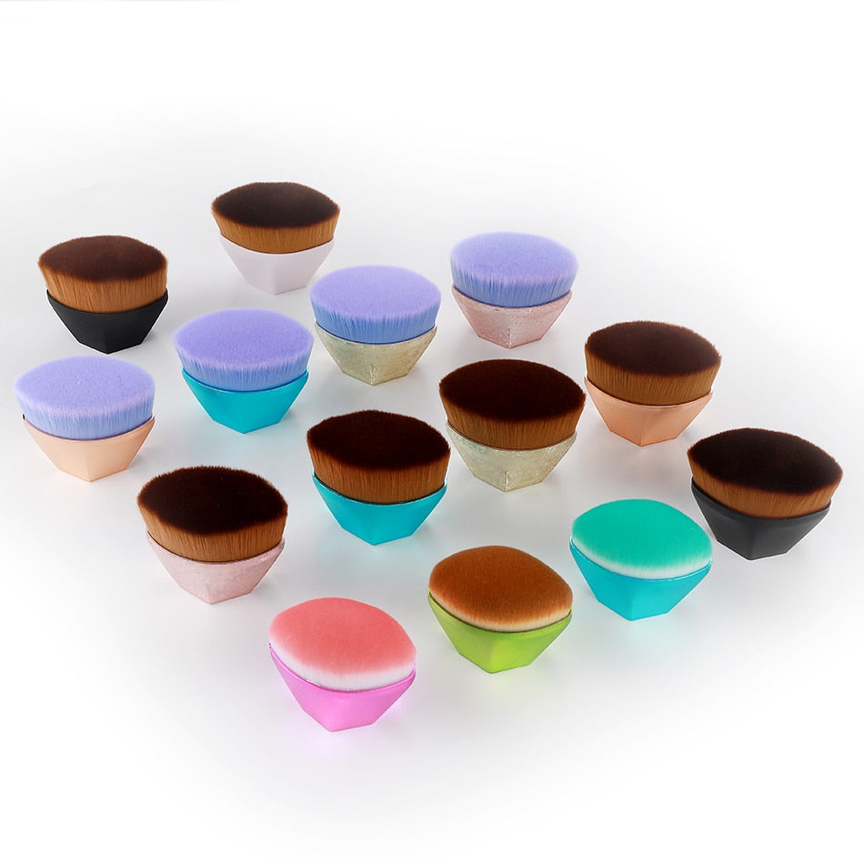 1Pcs 14 Colors Premium Foundation Brush Powder Face Makeup Brush Cosmetic Tools Kit