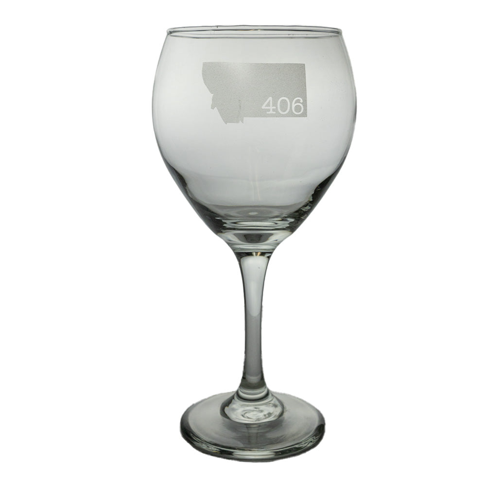 Etched Red Wine Glass by Lester Lou Designs (10 Montana-Inspired Designs)