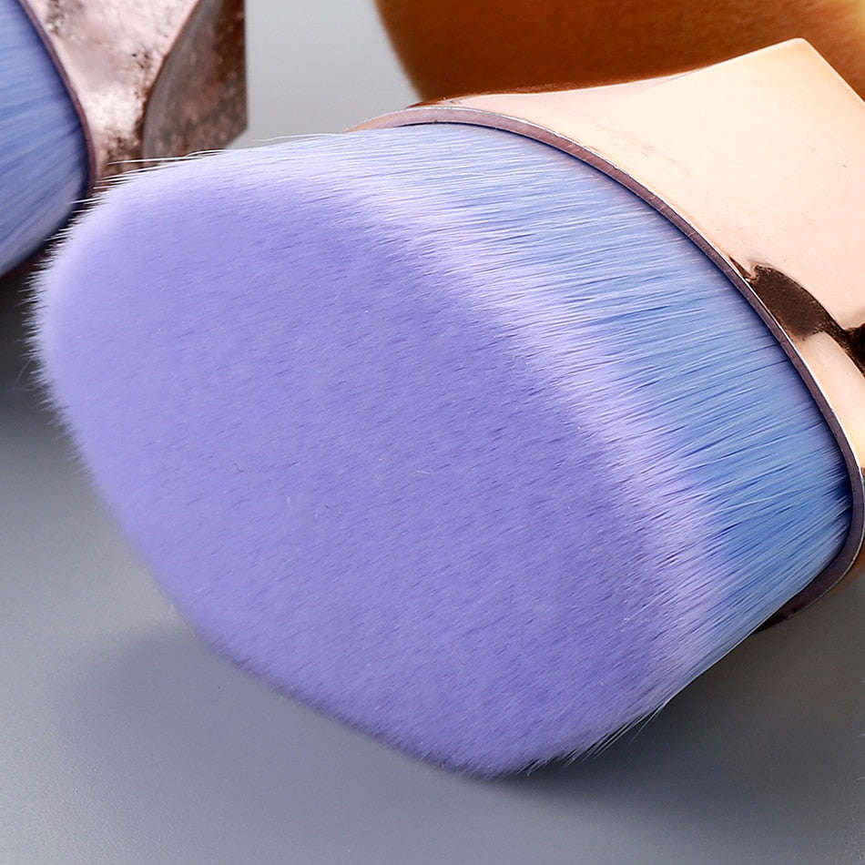 1Pcs 14 Colors Premium Foundation Brush Powder Face Makeup Brush Cosmetic Tools Kit