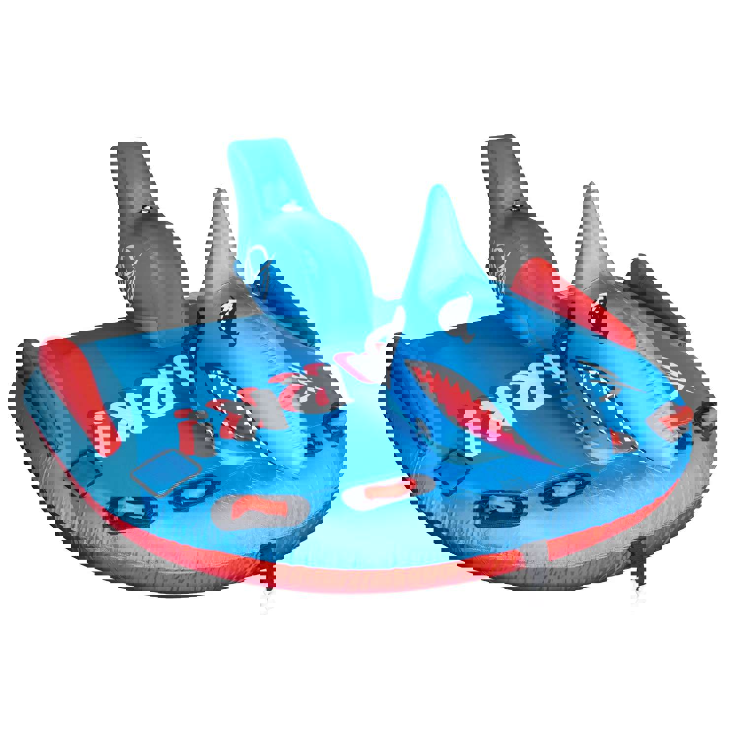 HO Sports Shark 3 Person Towable Tube for Lake Fun