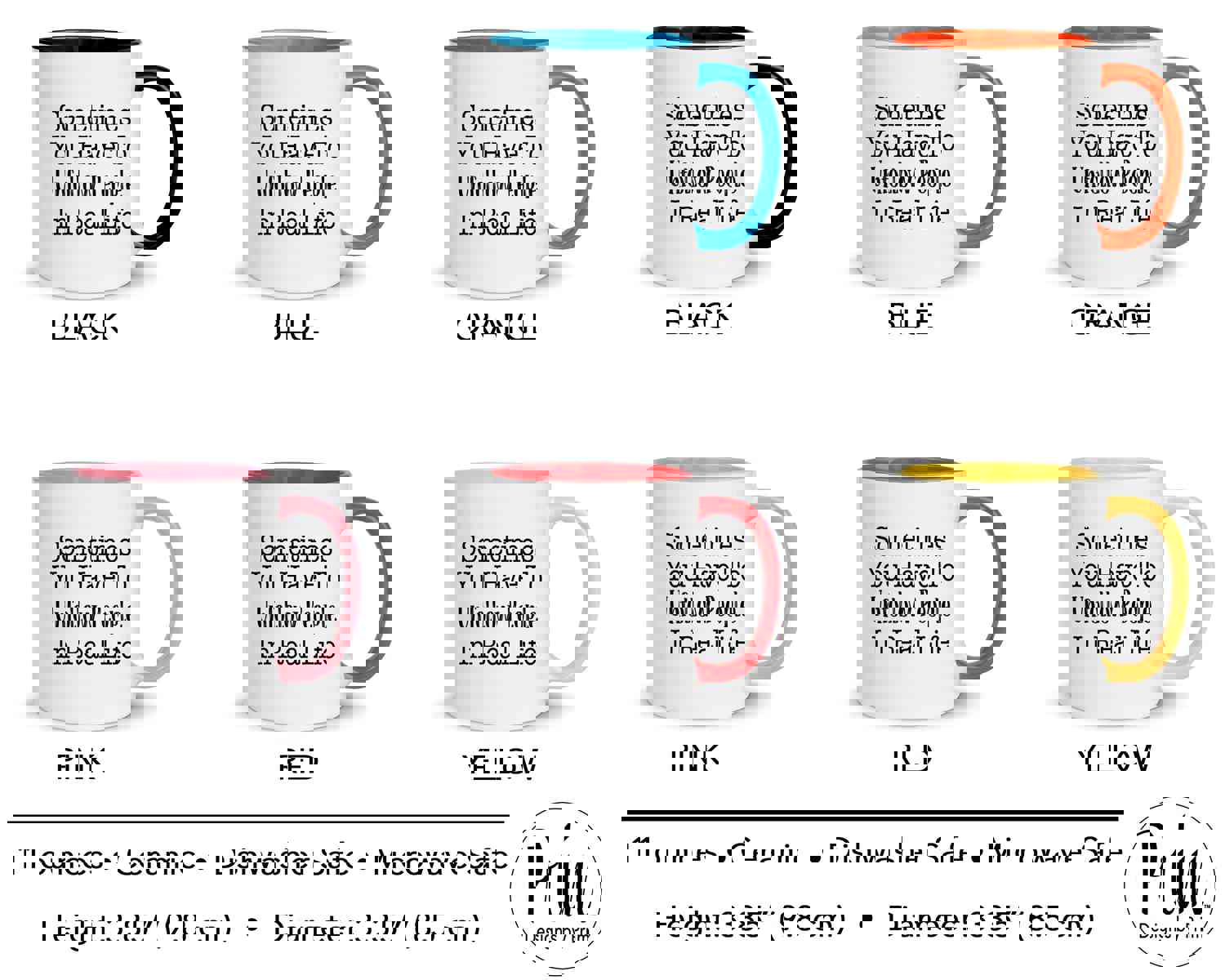 Sometimes You Have to Unfollow People In Real Life 11 Ounce Ceramic Mug | Mental Health Awareness Motivational Self Care Coffee Tea Cup