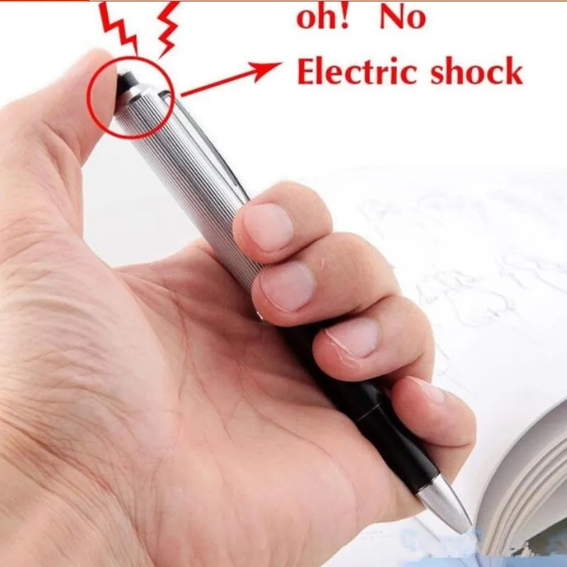 1pcs Creative Electric Shock Pen Toy Fun Prank Gadget for Friends Best Gift