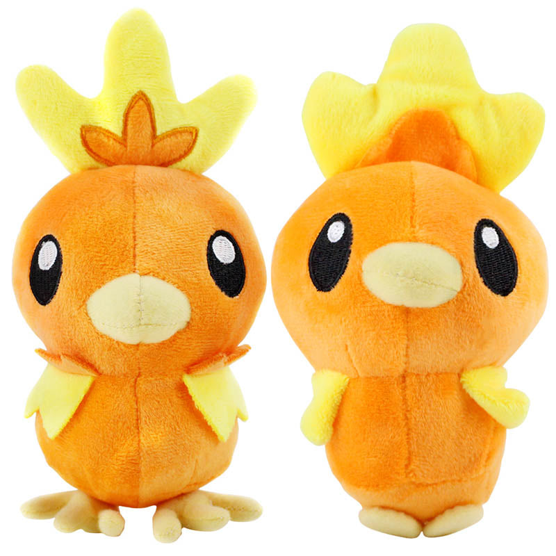15cm-20cm Anime Torchic Orange Chicken Soft Stuffed Plush Toy Doll for Kids and Adults