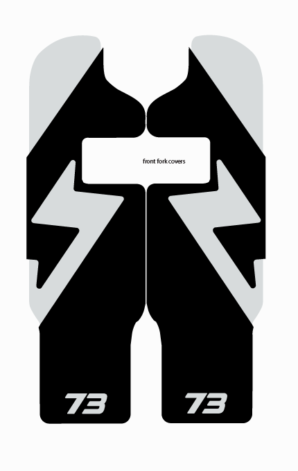 Adventure Style Decal Fork Protector for Super 73 R / RX / S2