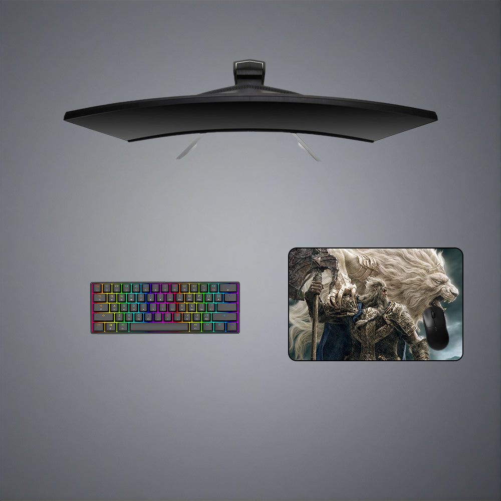 Godfrey The First Elden Lord Design Gaming Mouse Pad - M-XXL Size for PC & Computer Desk