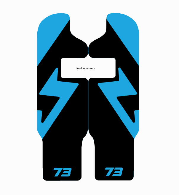 Adventure Style Decal Fork Protector for Super 73 R / RX / S2