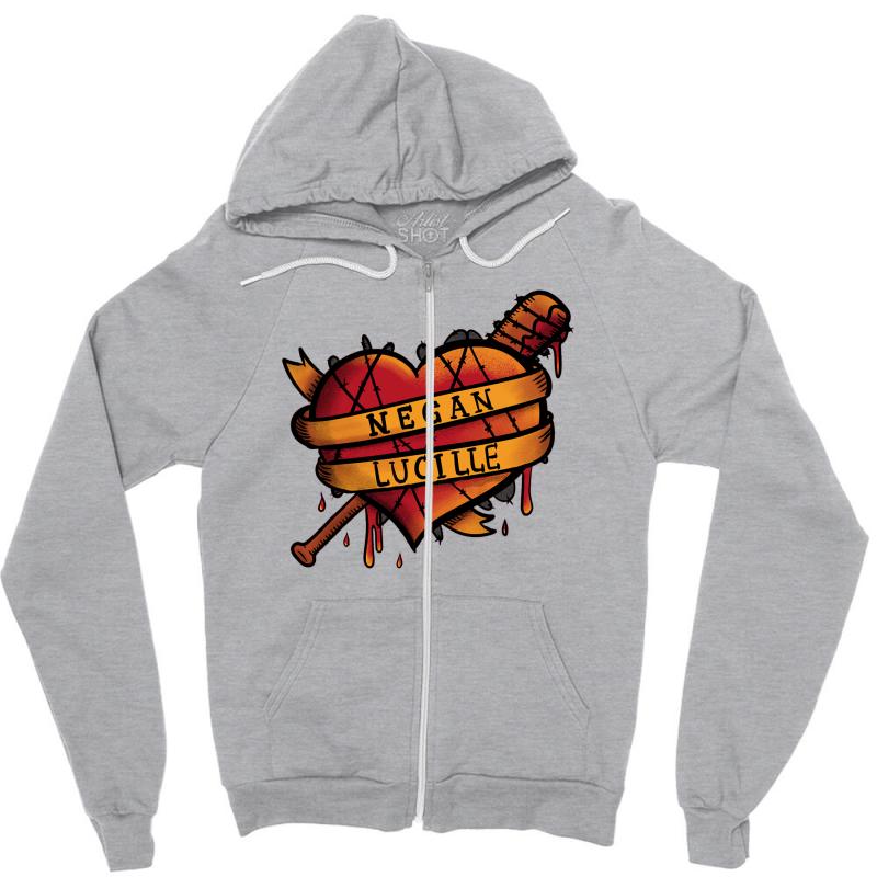 Bloody Love Zipper Hoodie - Unisex Soft & Relaxed Fit