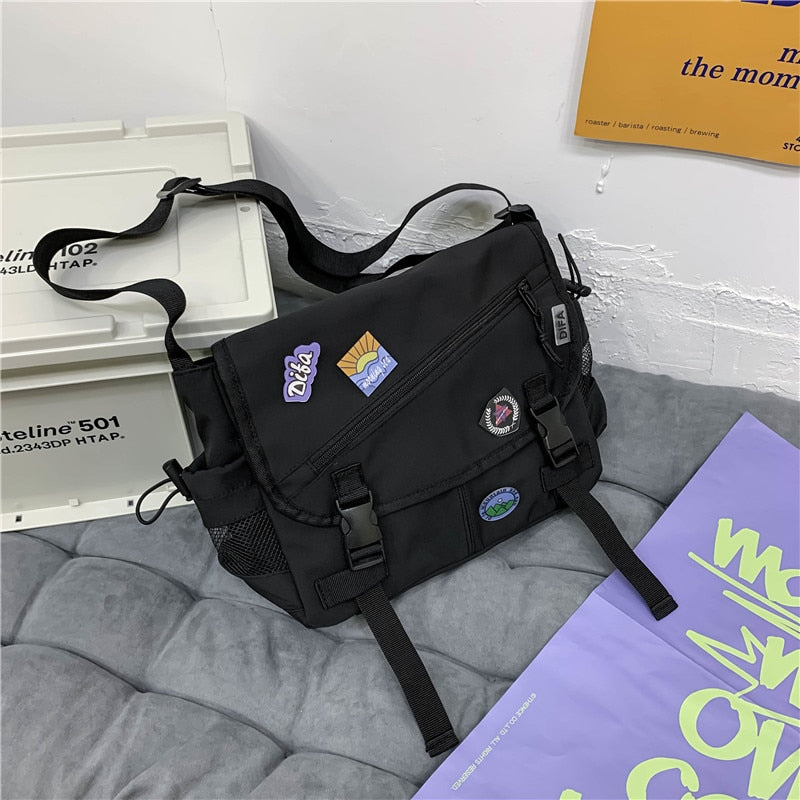 Cyflymder Unisex Large Capacity Casual Fashion Single Shoulder Bag