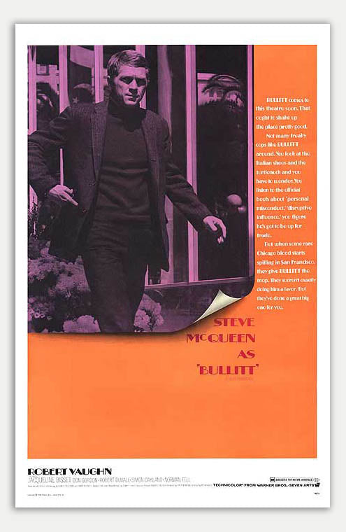 Bullitt - 11 x 17 Movie Poster (1968 Reprint, Style C)
