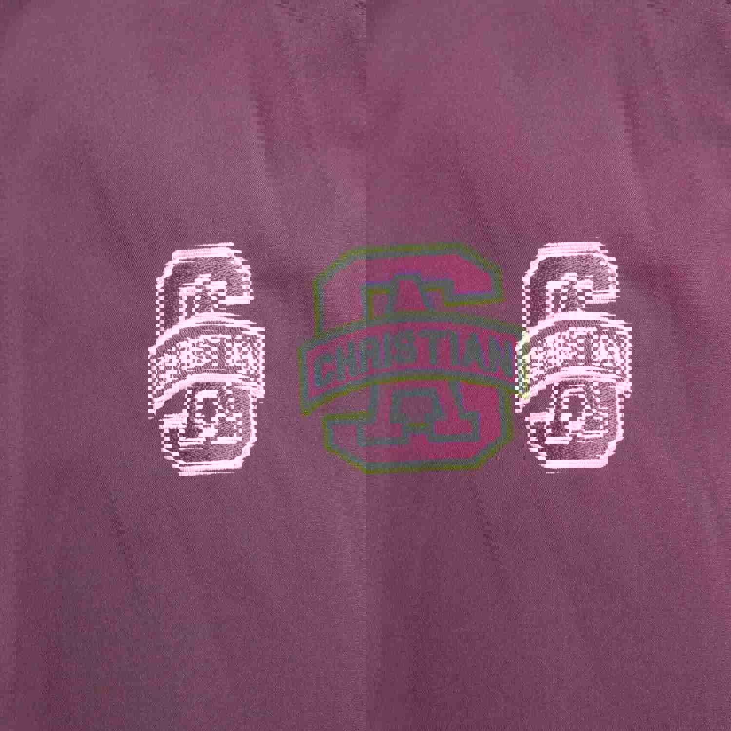 Adidas Men's Medium Red Long Sleeve Quarter Zip Sweatshirt for Outdoor Sports