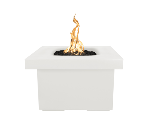 The Outdoor Plus Ramona Square Concrete Fire Table with Free Cover