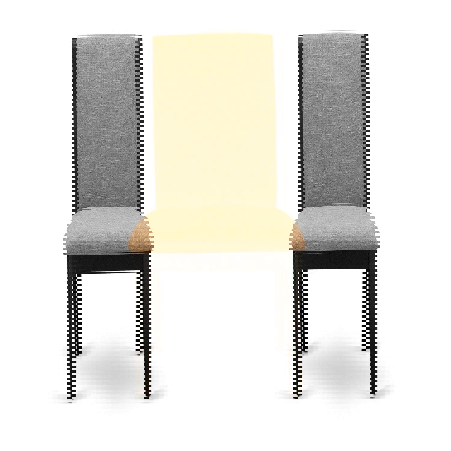 East West Furniture 7-Piece Dining Set with Rectangle Table and 6 Upholstered Chairs