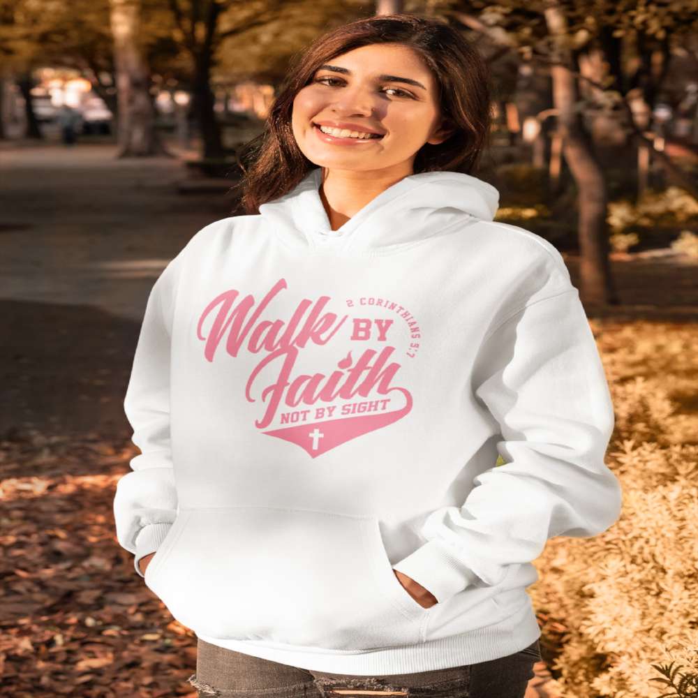 Walk By Faith Not By Sight Women’s Premium Hoodie