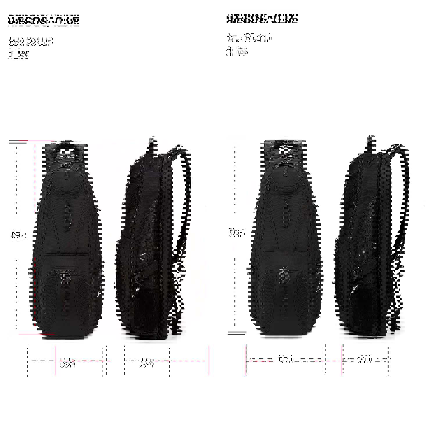 SWISSGEAR Travel Gear 1900 Scansmart TSA Laptop Backpack Black/Black