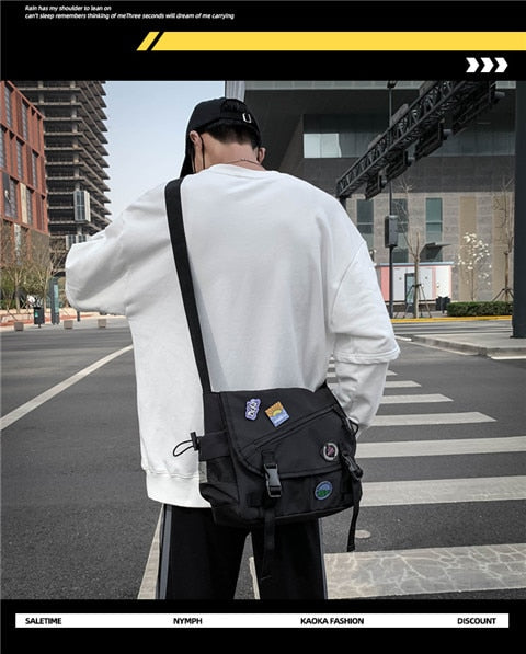 Cyflymder Unisex Large Capacity Casual Fashion Single Shoulder Bag