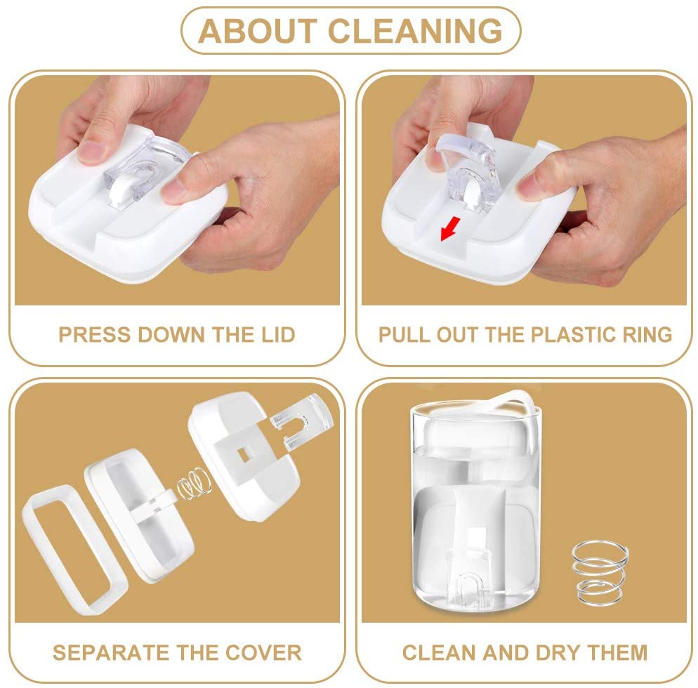 BAYKA 6-Piece Airtight Food Storage Containers Set with Chalkboard Labels