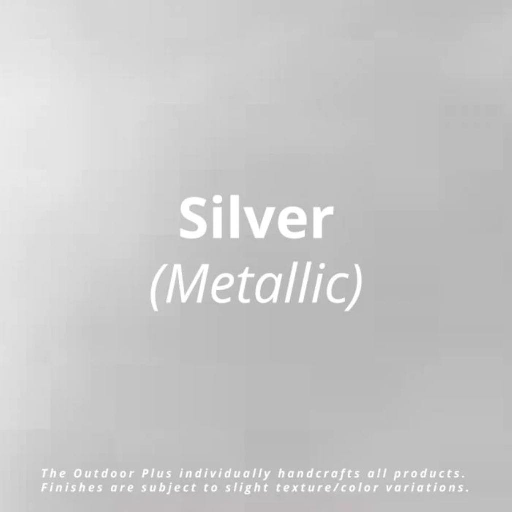 The Outdoor Plus 60 Alameda GFRC Metallic/Rustic Concrete Top Rectangle Liquid Propane Fire Pit Table - Match Lit