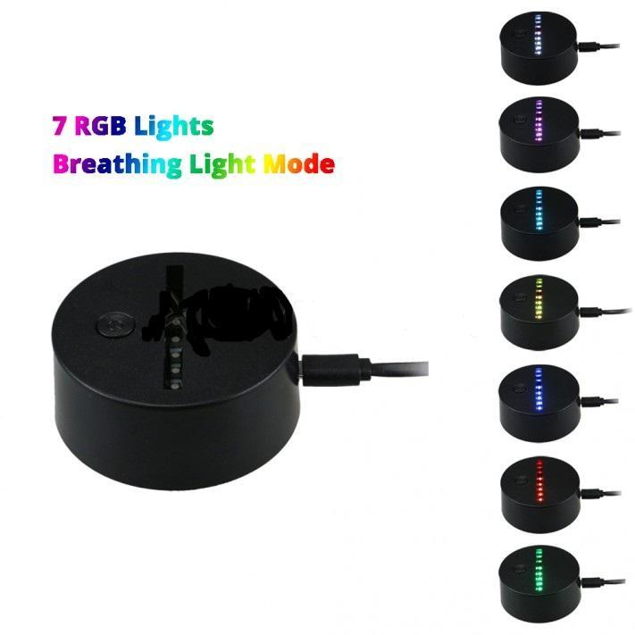 Fancy Sailboat Pirates of The Caribbean 3D Illusion LED Night Light