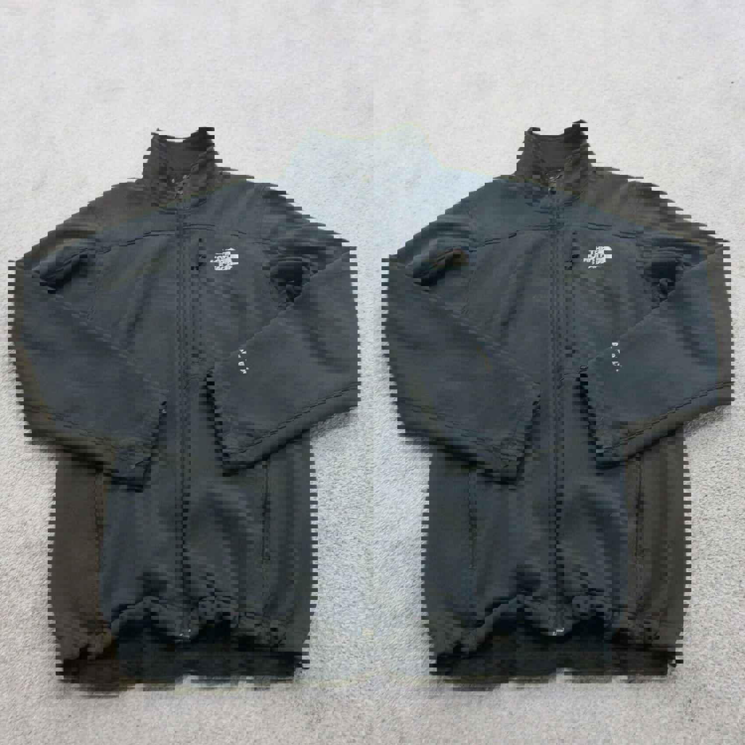 North Face Men's Medium Black Lightweight Full Zip Soft Shell Jacket