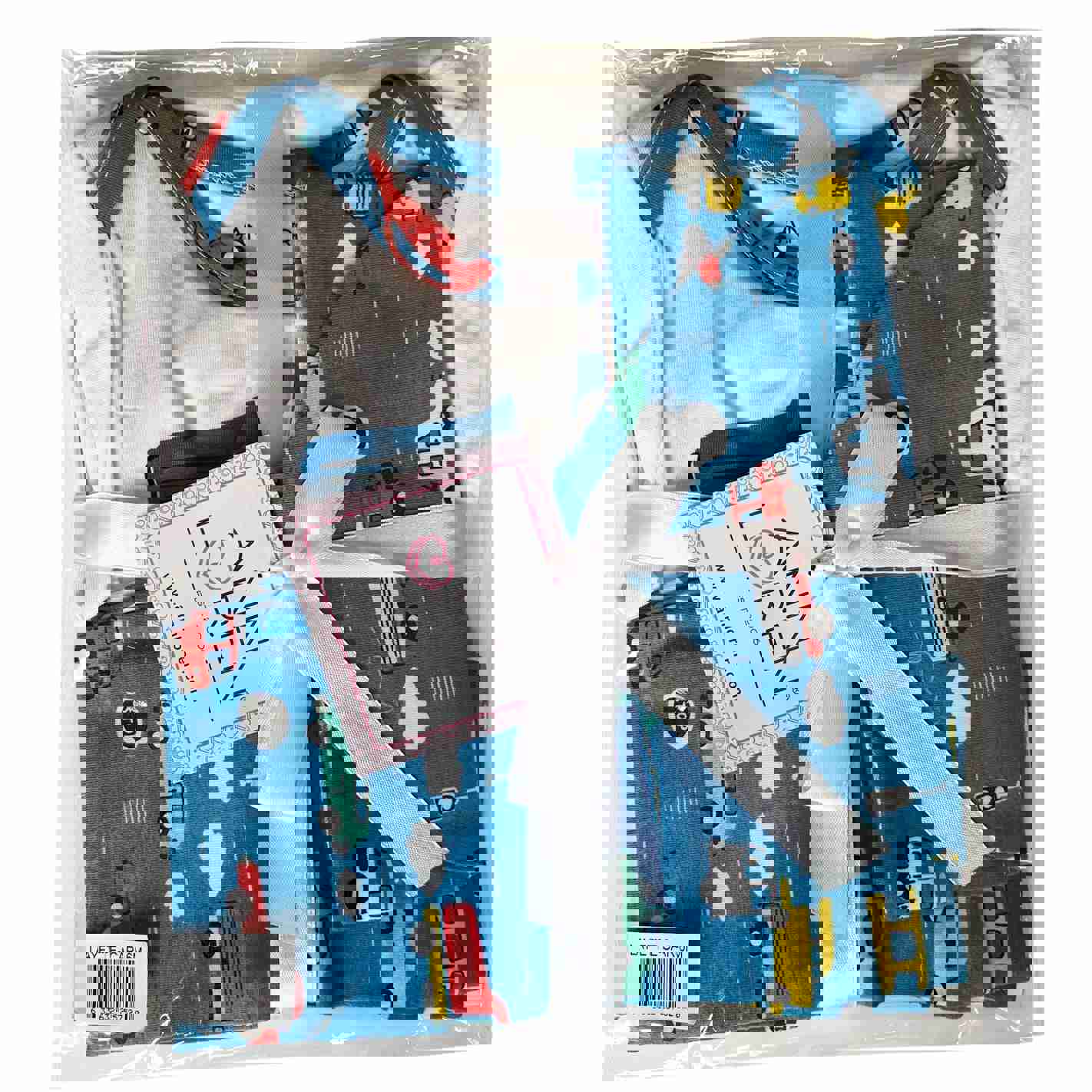 AnnLoren Baby Boys Layette Cars Trucks Onesie Pants Cap 3pc Gift Set