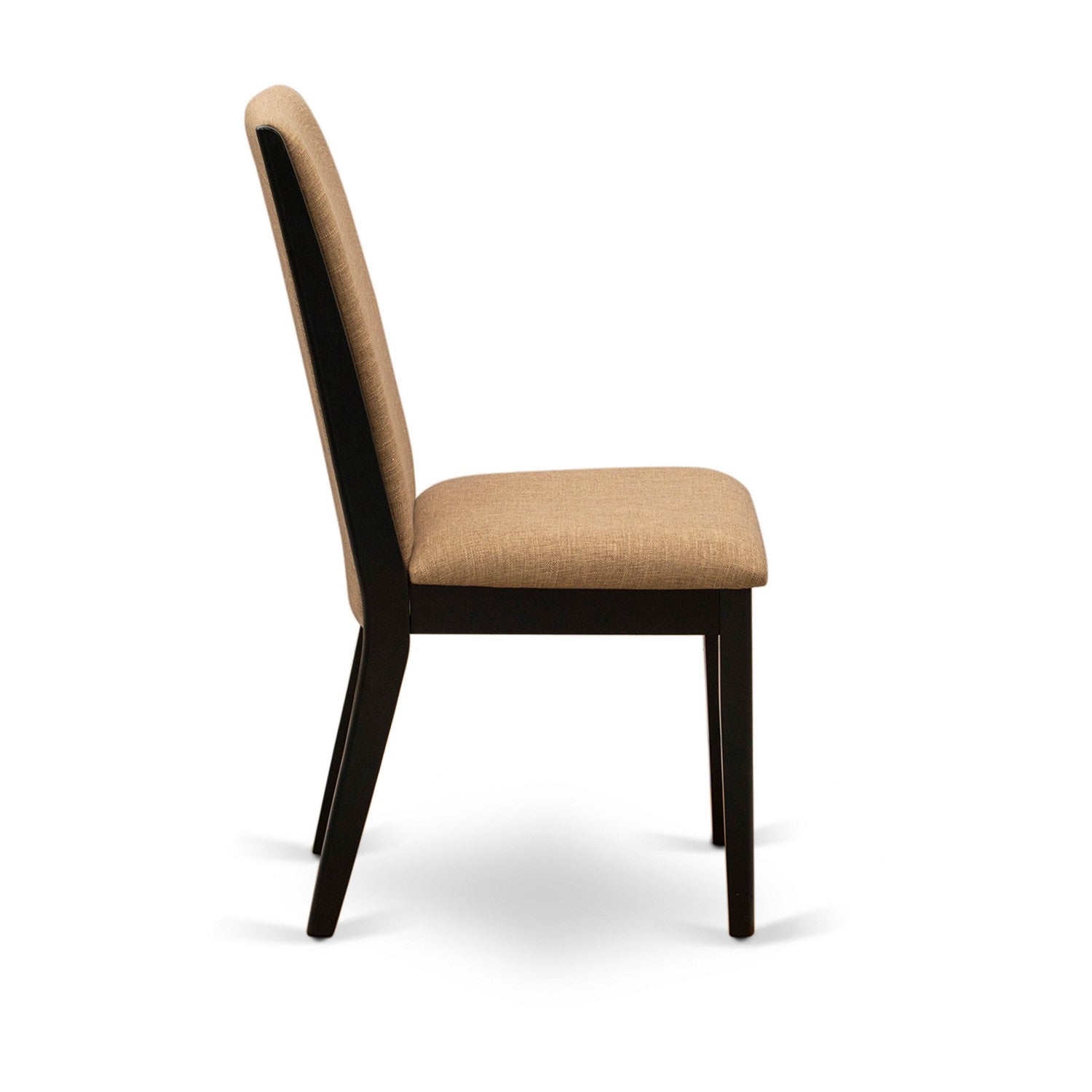 East West Furniture 7-Piece Dining Set with Rectangle Table and 6 Upholstered Chairs