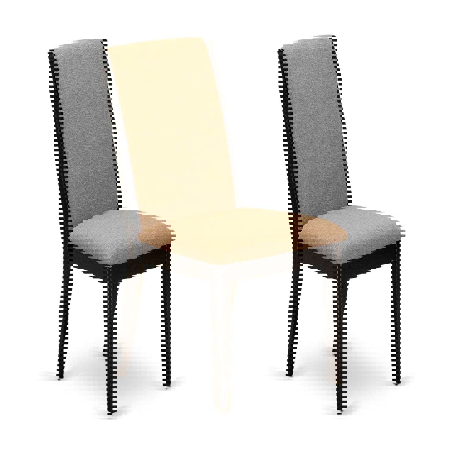 East West Furniture 7-Piece Dining Set with Rectangle Table and 6 Upholstered Chairs