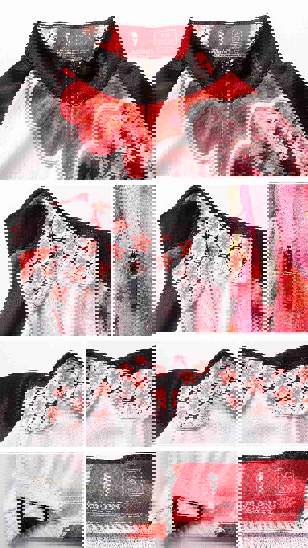 Ilpaladino Peach Blossom Butterfly Women's Cycling Jersey - Long-Sleeve Summer & Spring Sportswear