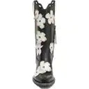 Jill 2 Cowboy Boot - Women's Faux Leather Floral Design Boots