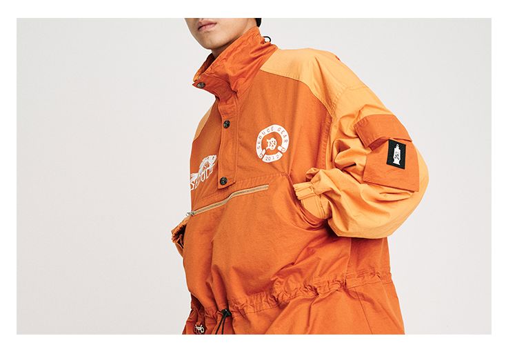 SEDUCE GEAR JAPANESE RETRO STYLE OUTDOOR HIGH NECK WINDBREAKER