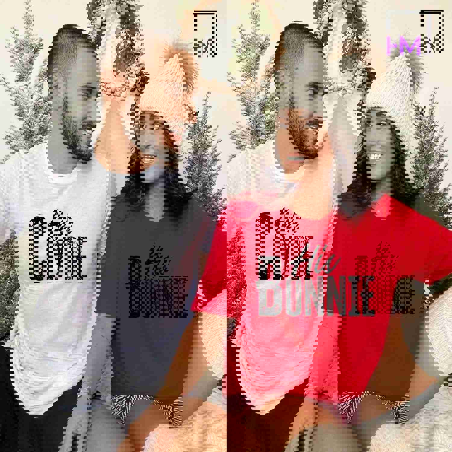 Funny Couples Shirts - Bonnie & Clyde Matching Outfits for Couples