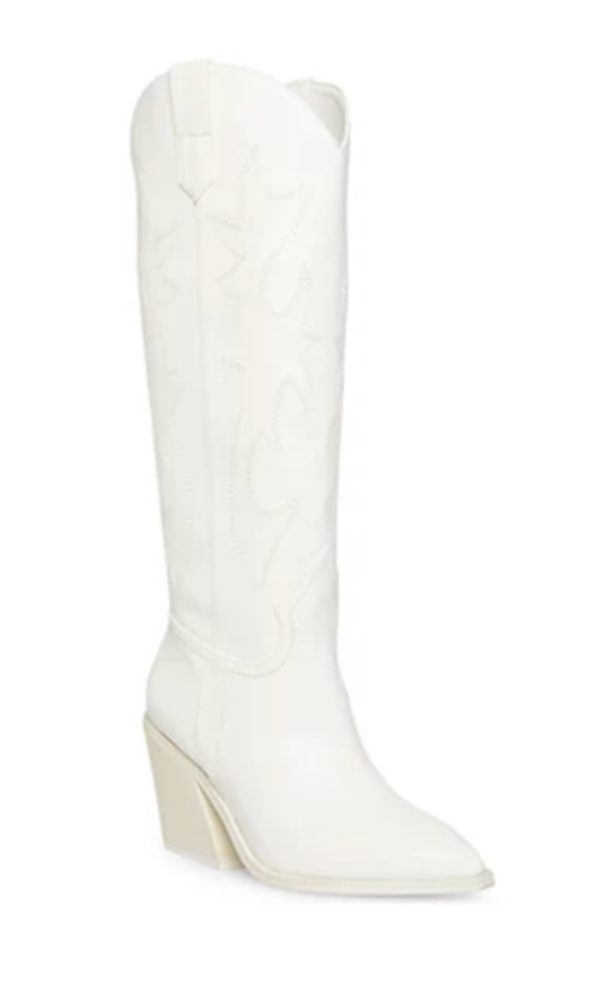 Snip Toe Sculpted Block Cowboy Boot