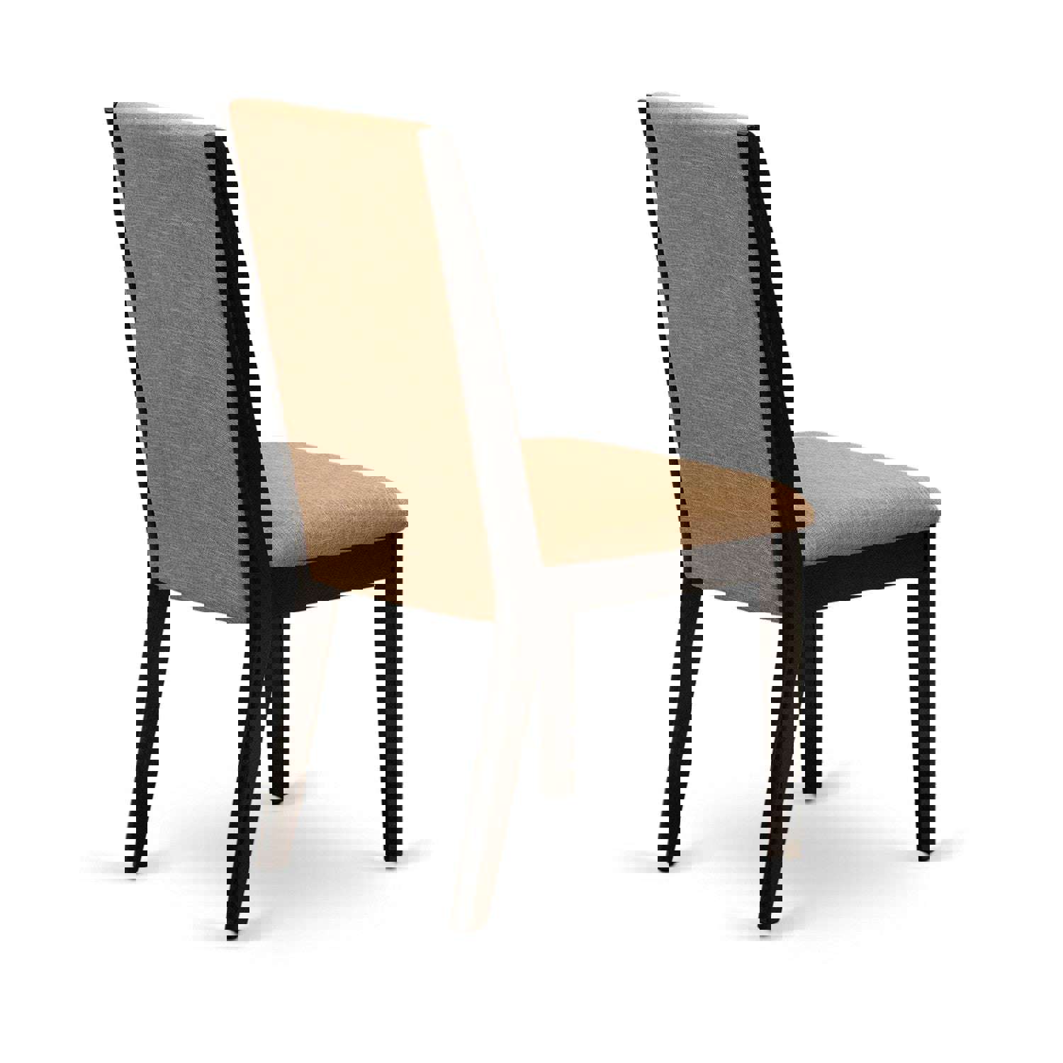 East West Furniture 7-Piece Dining Set with Rectangle Table and 6 Upholstered Chairs