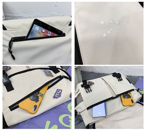 Cyflymder Unisex Large Capacity Casual Fashion Single Shoulder Bag