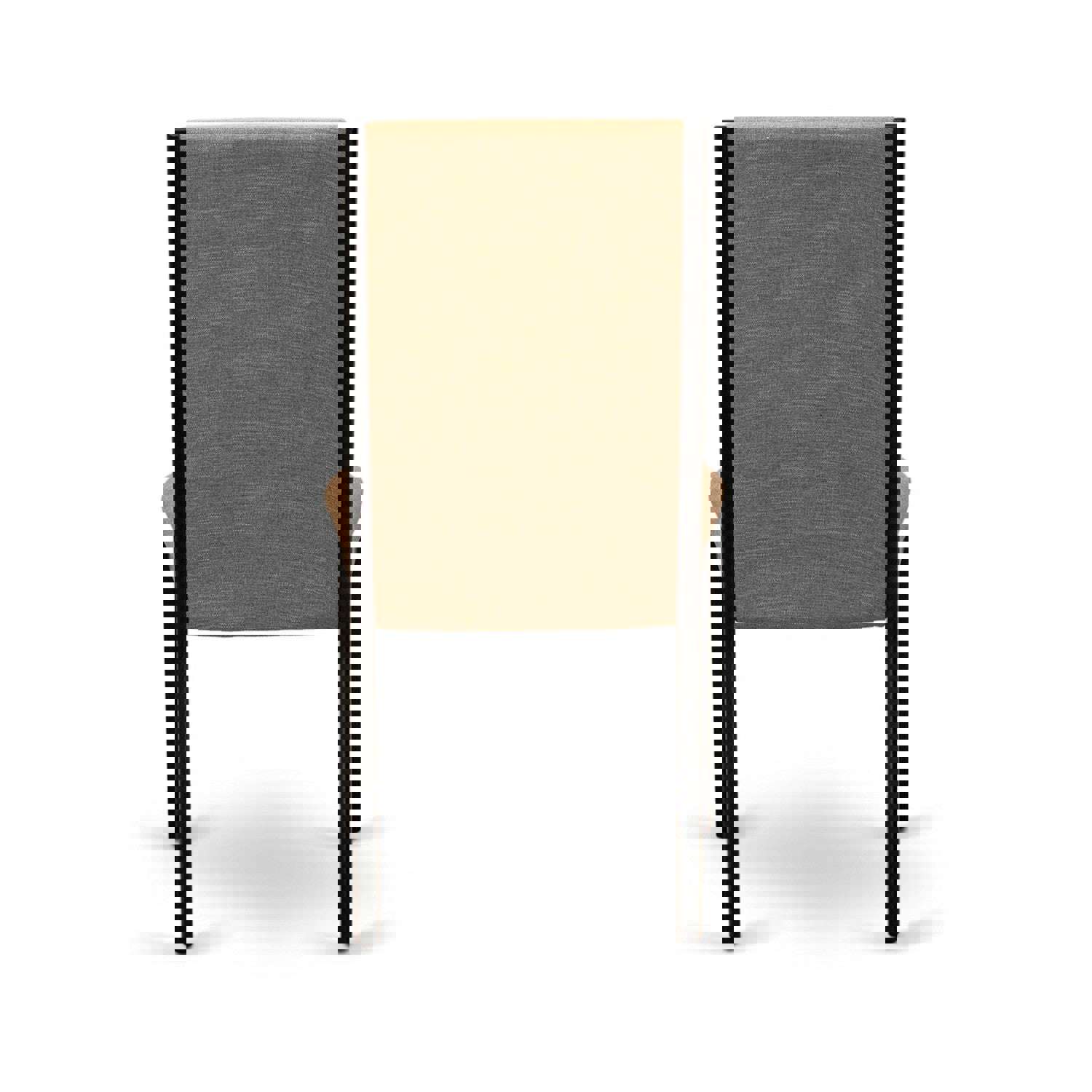 East West Furniture 7-Piece Dining Set with Rectangle Table and 6 Upholstered Chairs