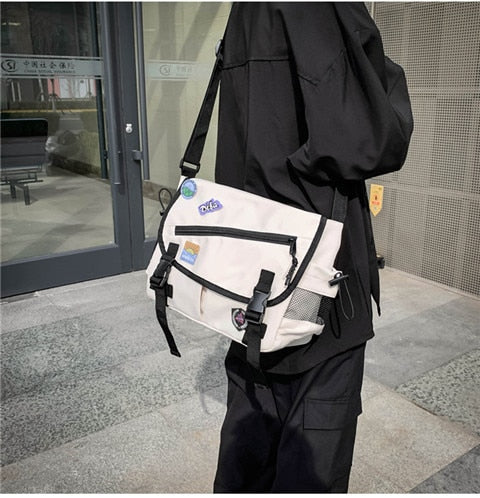 Cyflymder Unisex Large Capacity Casual Fashion Single Shoulder Bag